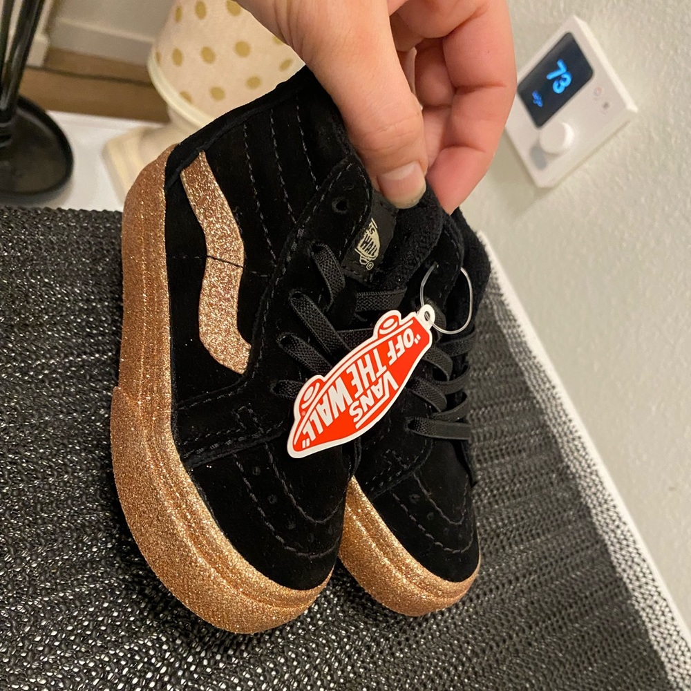 Toddler Sparkle Vans - New Without Tags